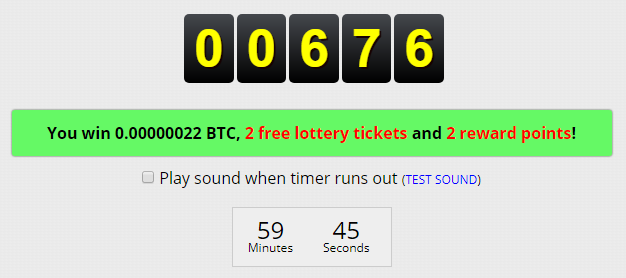 win free bitcoins every hour free bitcoin lottery
